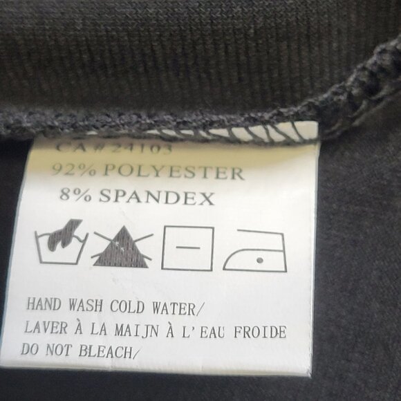 𝅺WOMEN'S Black Leggings  Size S Size M - Picture 9 of 10